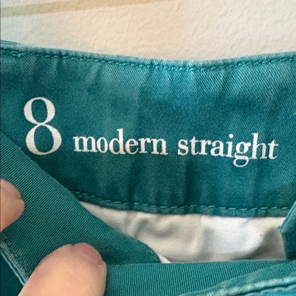 Ann Taylor Loft Teal Women's Trousers Size 8 - Picture 5 of 6